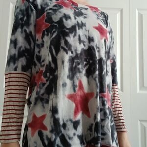 Star Patterned Women's Top